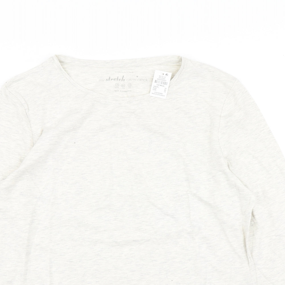 Atmosphere Womens Beige   Basic T-Shirt Size 18