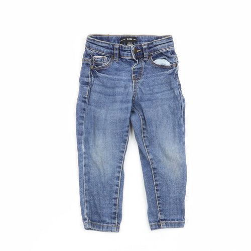 denim and co Boys Blue   Cargo Jeans Size 12-18 Months
