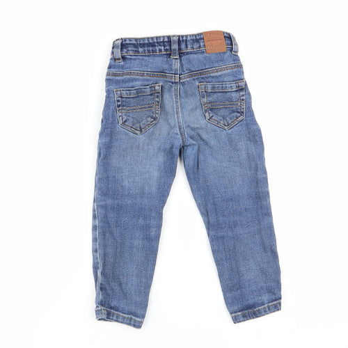 denim and co Boys Blue   Cargo Jeans Size 12-18 Months