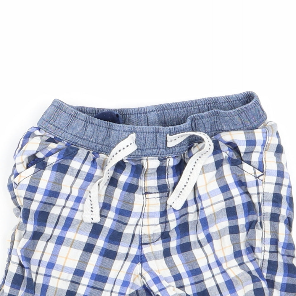 Matalan Boys Multicoloured Check  Capri Trousers Size 18-24 Months  - shorts