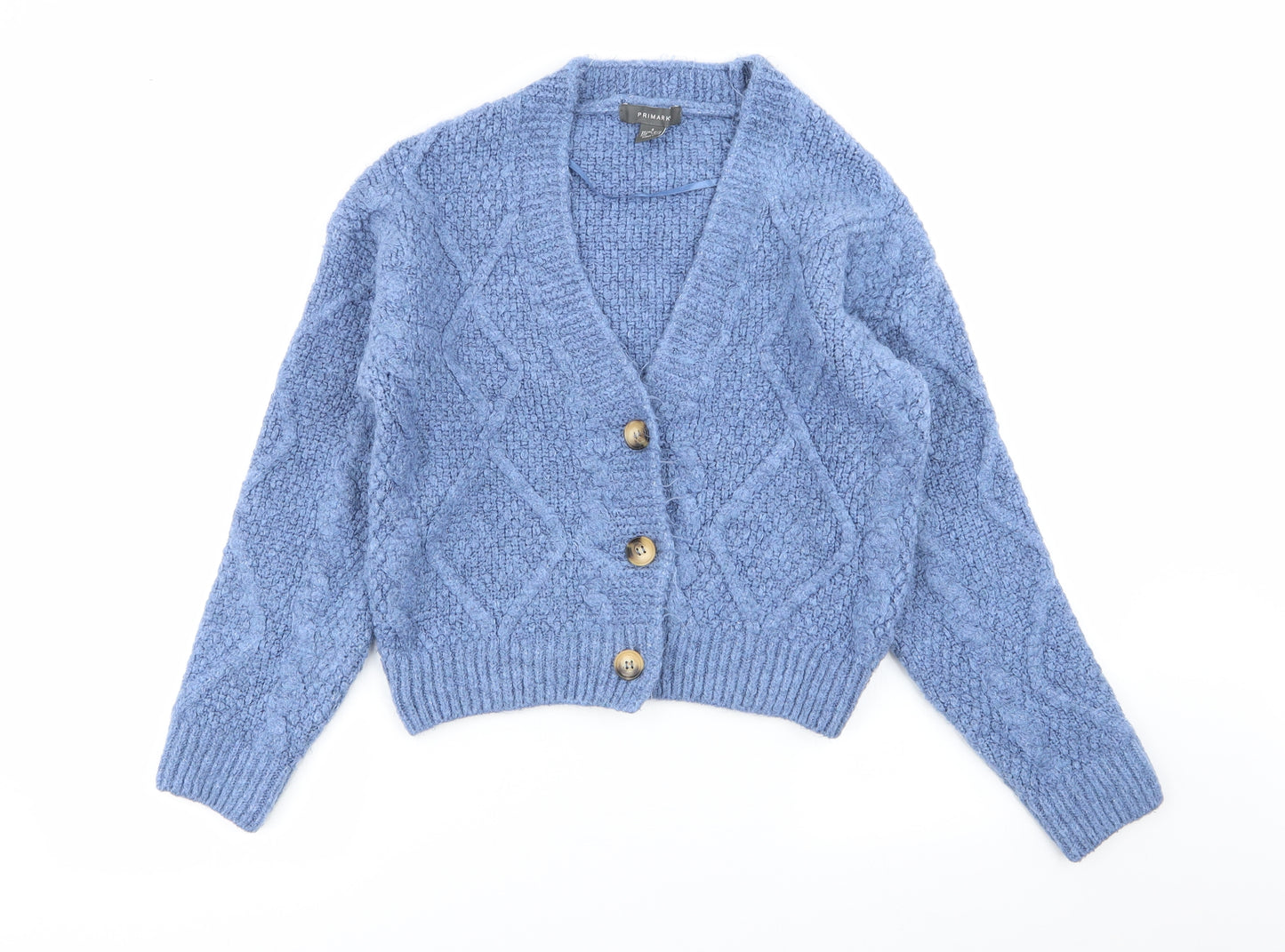 Primark Womens Blue   Cardigan Jumper Size 10
