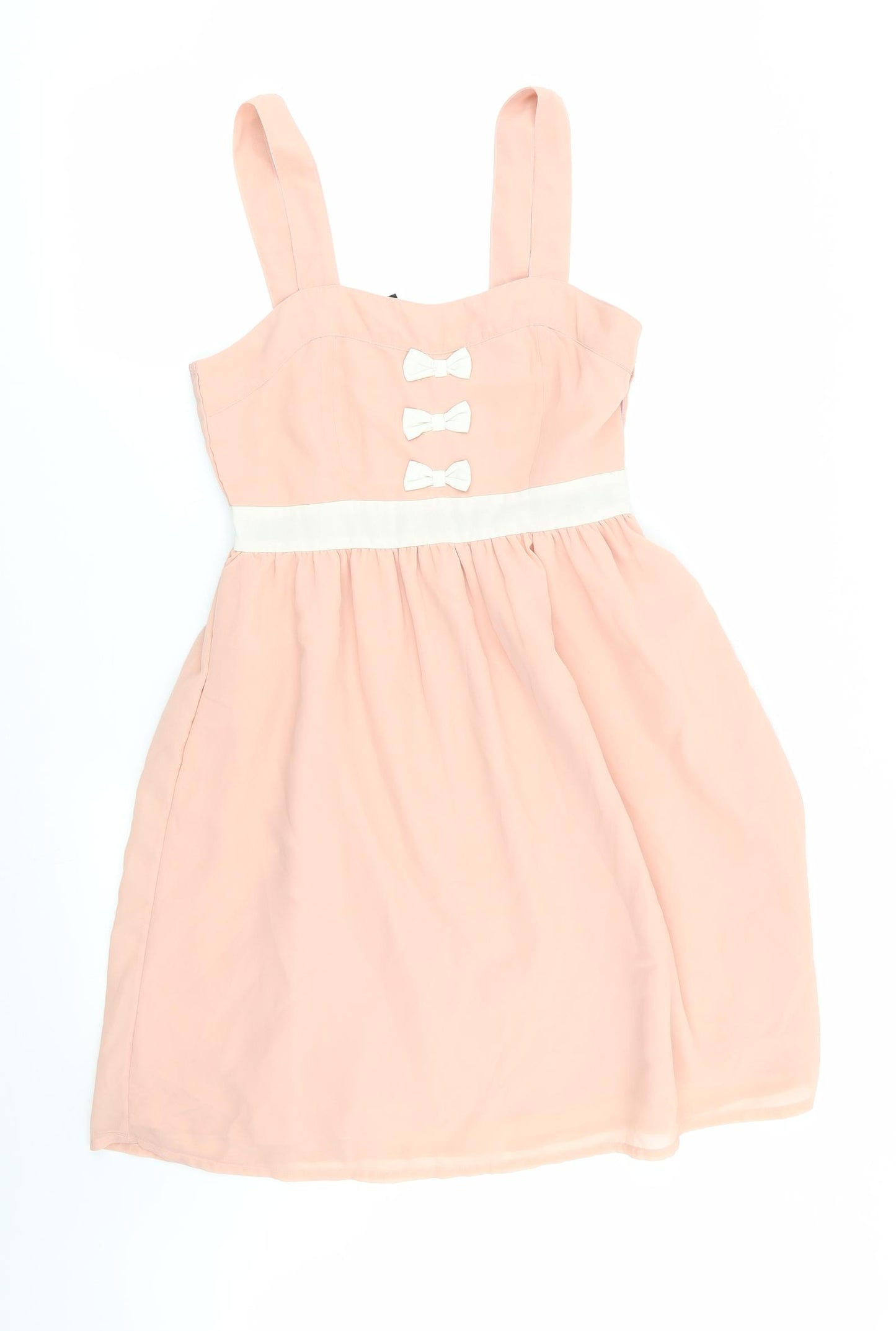 VERO MODA Womens Pink   Fit & Flare  Size 8