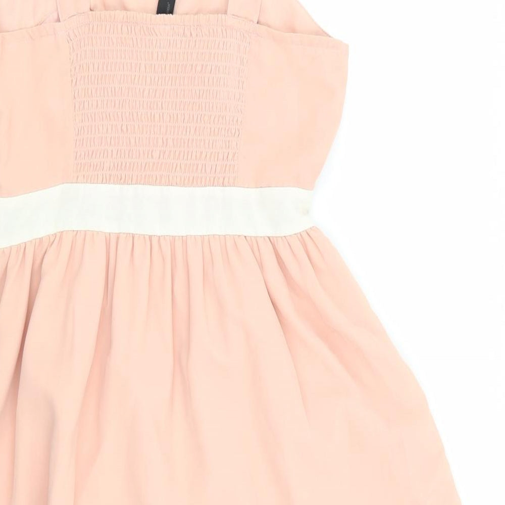 VERO MODA Womens Pink   Fit & Flare  Size 8