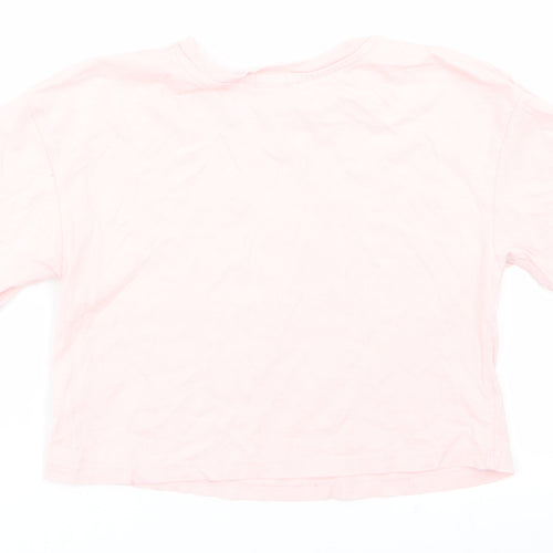 River Island Girls Pink   Basic T-Shirt Size 5-6 Years