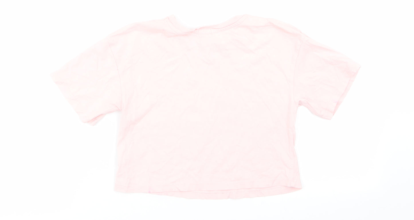 River Island Girls Pink   Basic T-Shirt Size 5-6 Years