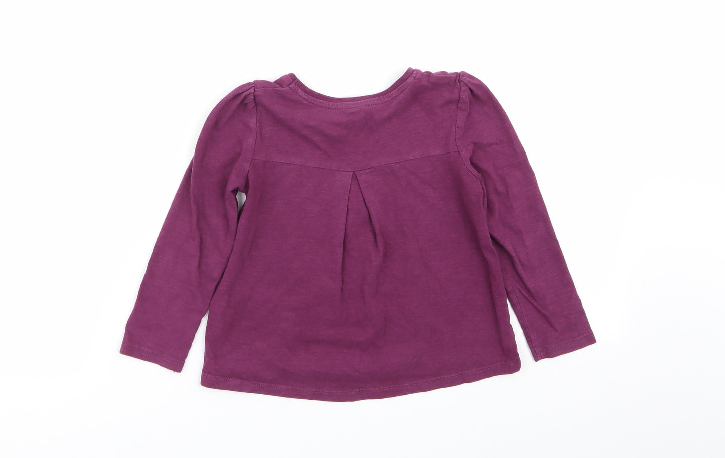 TU Girls Purple   Basic T-Shirt Size 3-4 Years