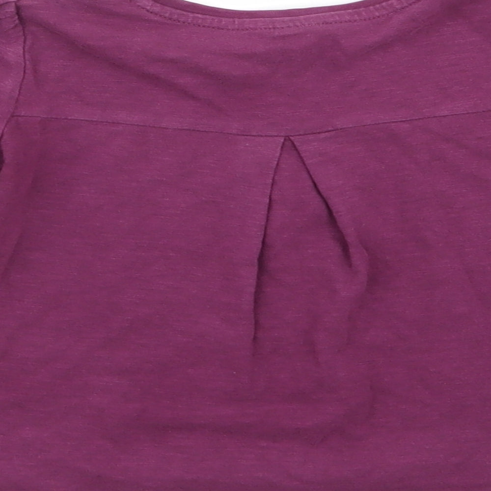TU Girls Purple   Basic T-Shirt Size 3-4 Years