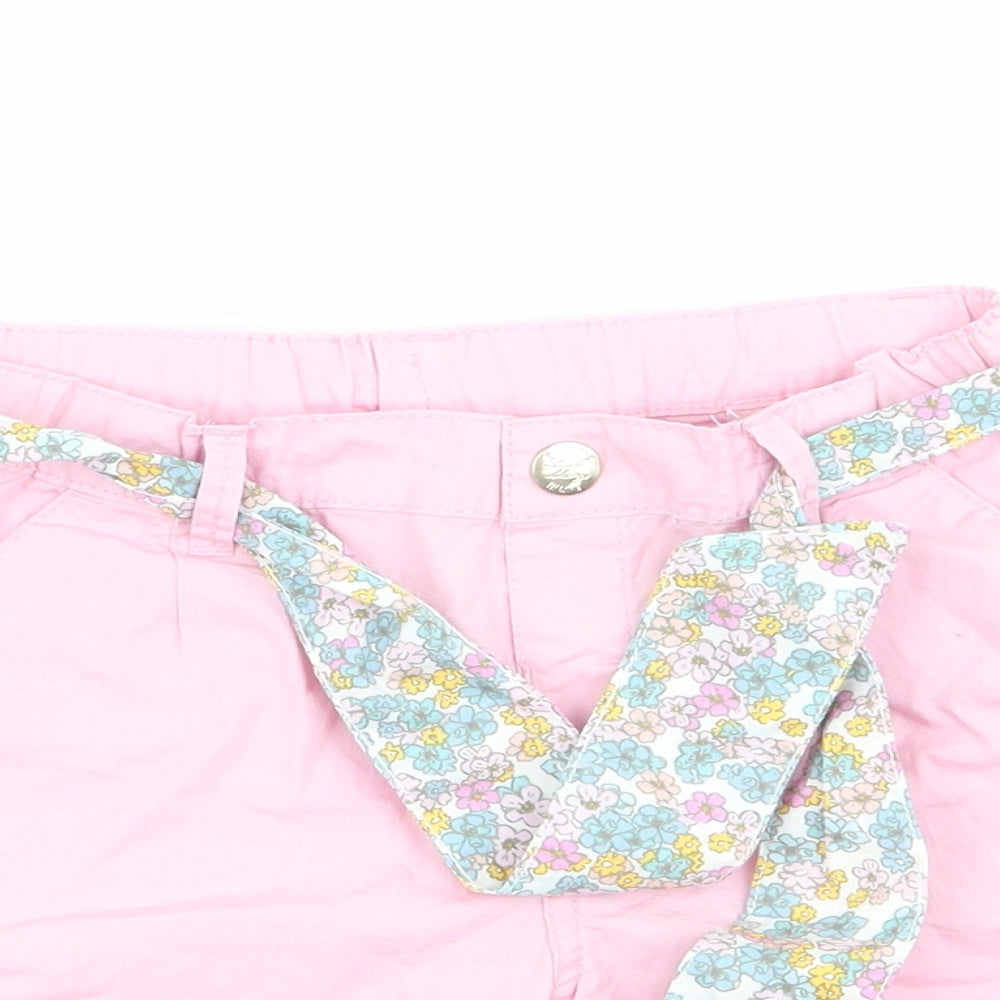H&M Girls Pink   Chino Shorts Size 8 Years