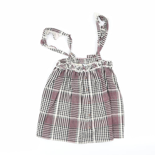 TU Girls Multicoloured Check  Fit & Flare  Size 6-7 Years