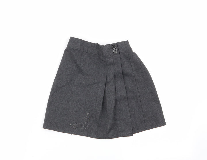 school life Girls Grey   Flare Skirt Size 6 Years