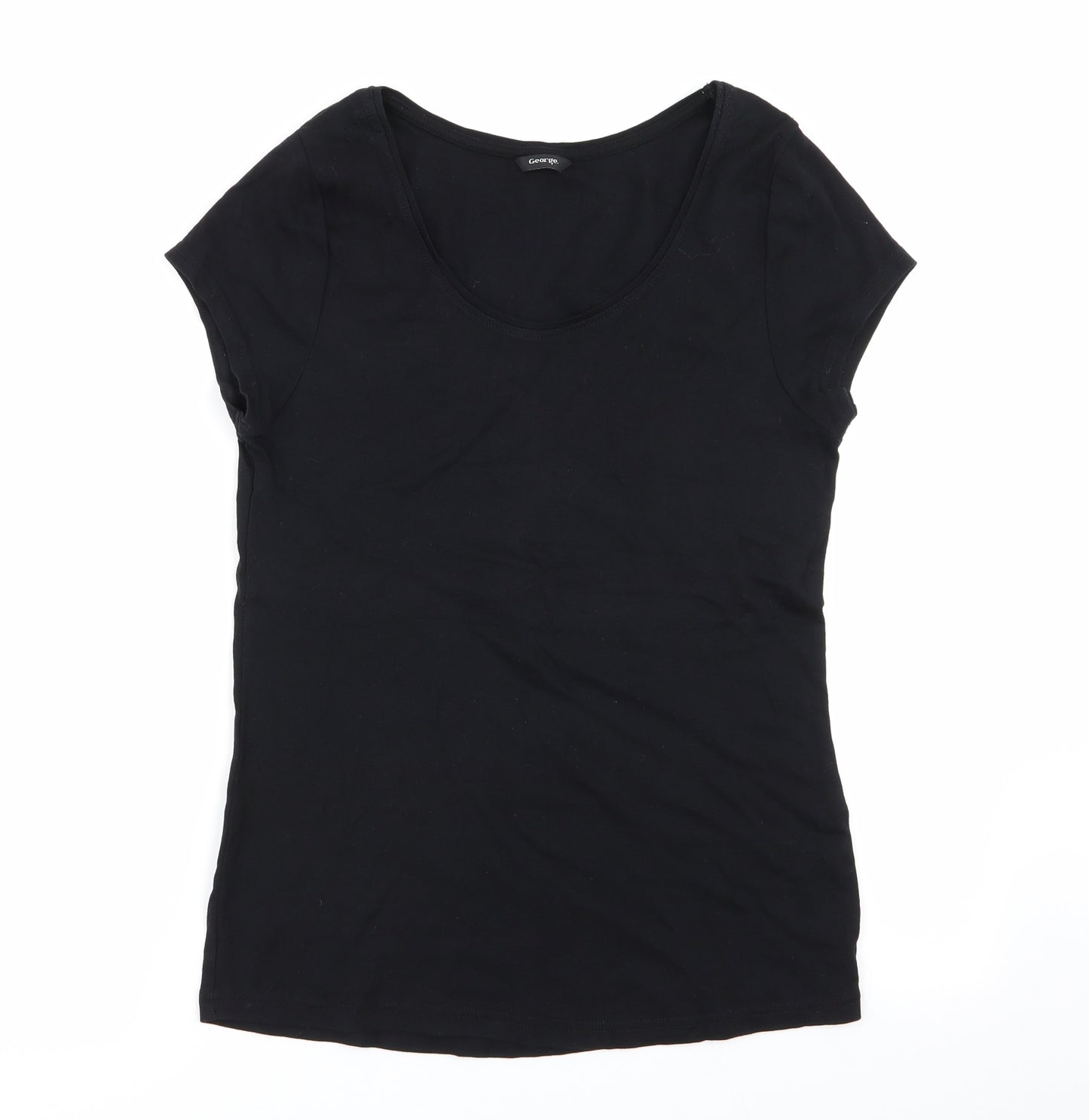 Asda George Womens Black   Basic T-Shirt Size 16