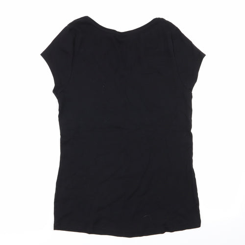 Asda George Womens Black   Basic T-Shirt Size 16