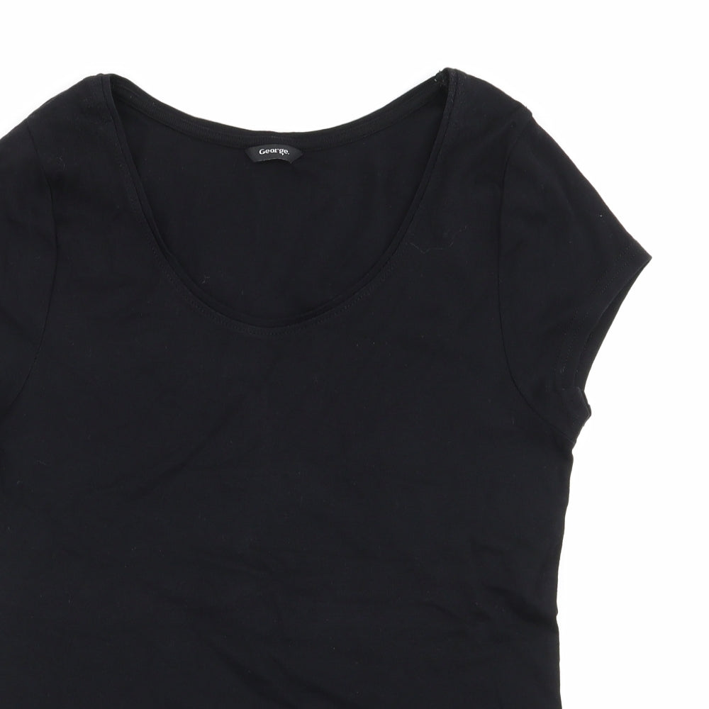 Asda George Womens Black   Basic T-Shirt Size 16