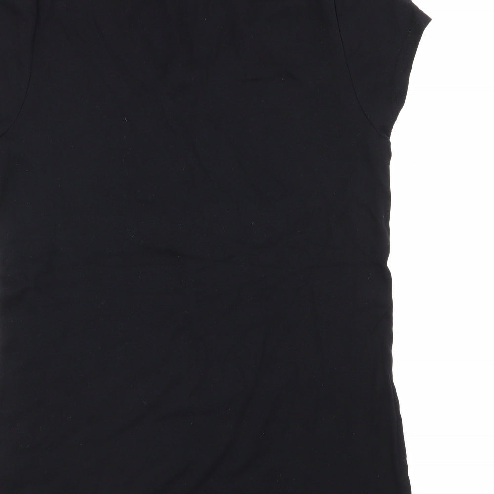 Asda George Womens Black   Basic T-Shirt Size 16