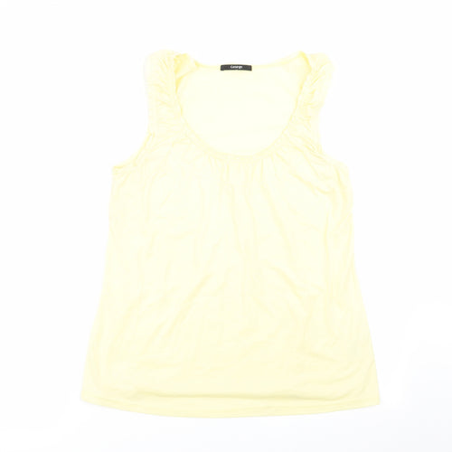 Asda George Womens Yellow   Basic Tank Size 14