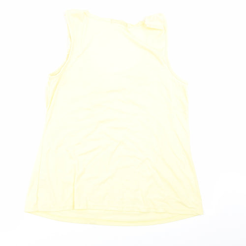 Asda George Womens Yellow   Basic Tank Size 14