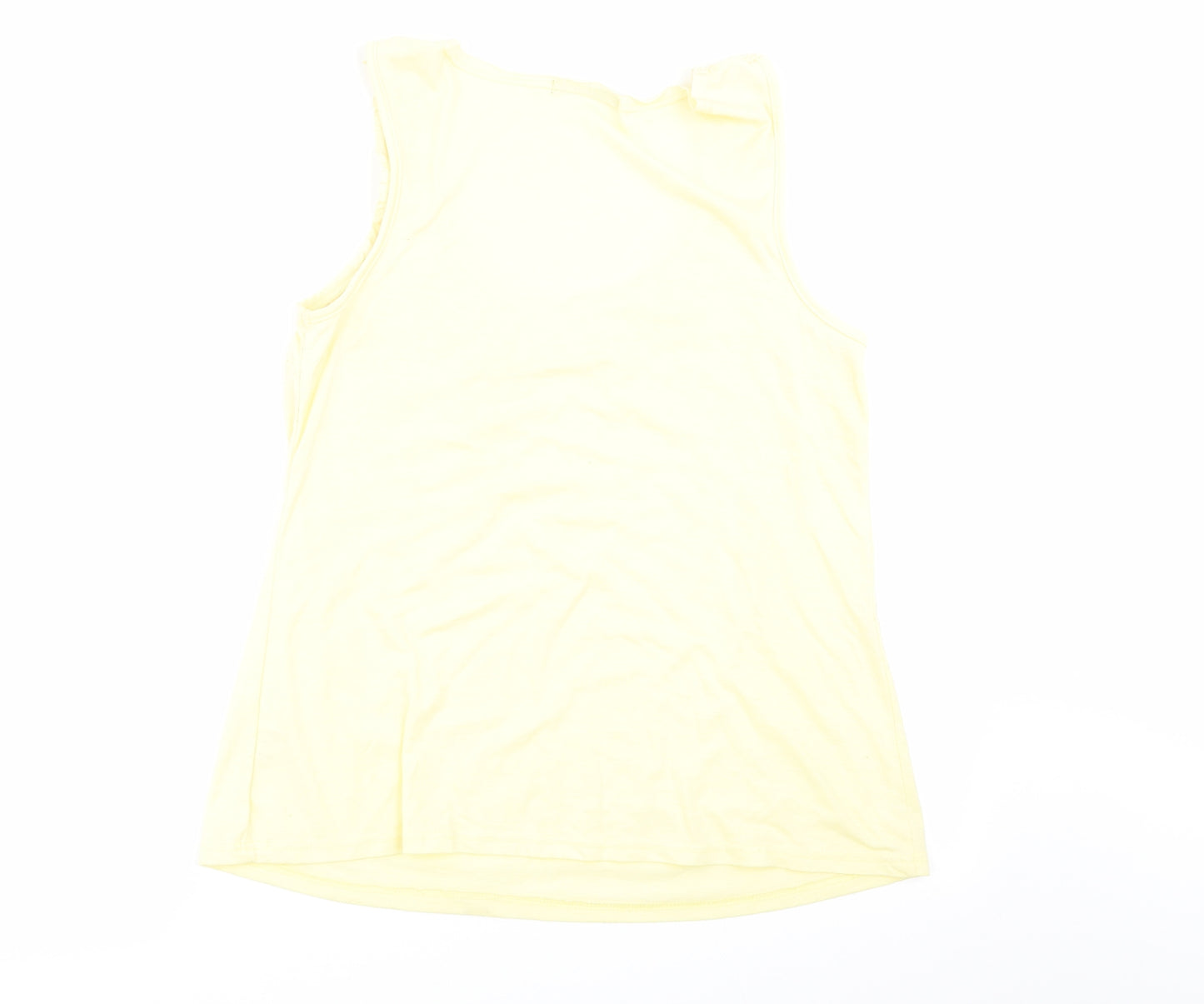 Asda George Womens Yellow   Basic Tank Size 14