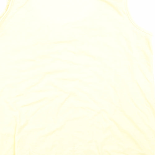 Asda George Womens Yellow   Basic Tank Size 14