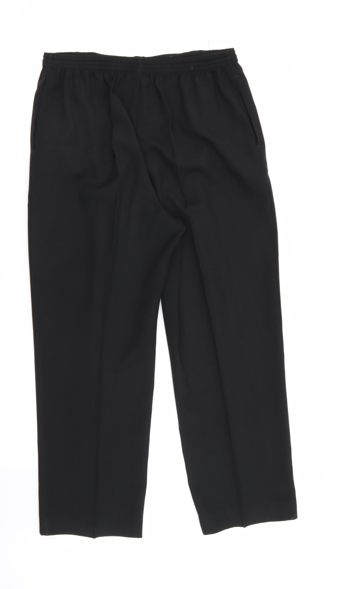 BHS Womens Black   Trousers  Size 12 L26 in