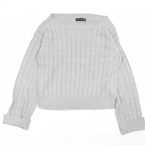 PLT Womens Grey   Pullover Jumper Size M