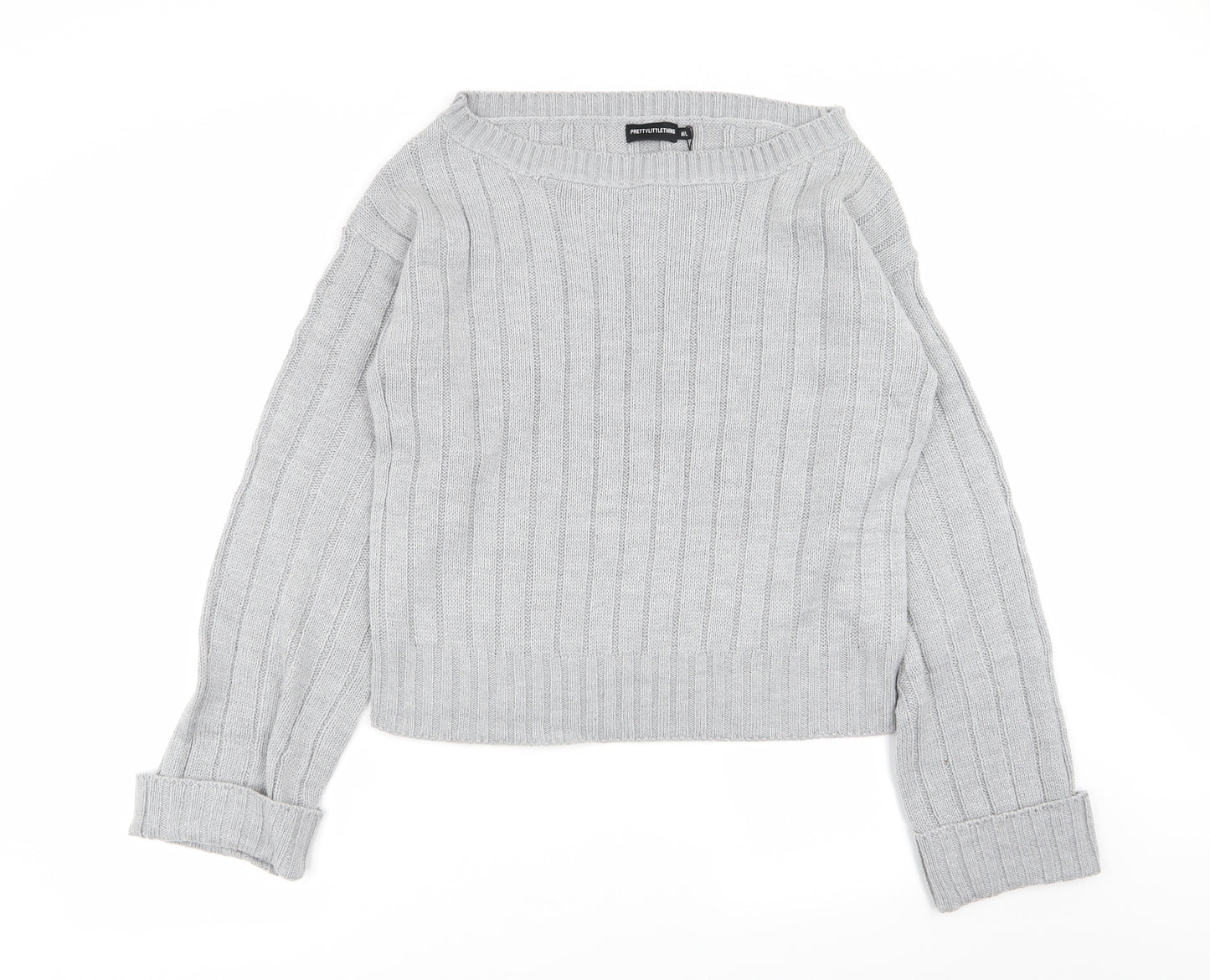 PLT Womens Grey   Pullover Jumper Size M