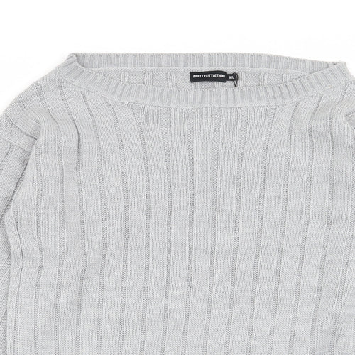 PLT Womens Grey   Pullover Jumper Size M