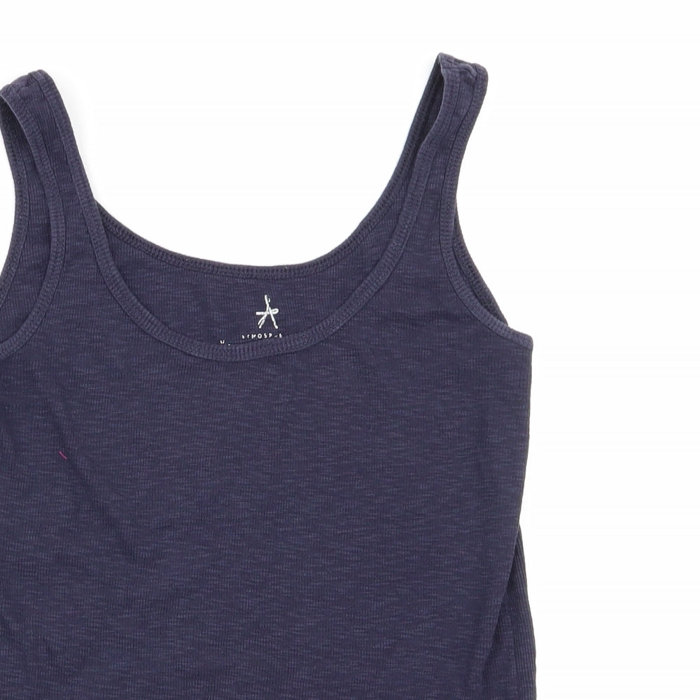 Primark Womens Blue   Basic Tank Size 14