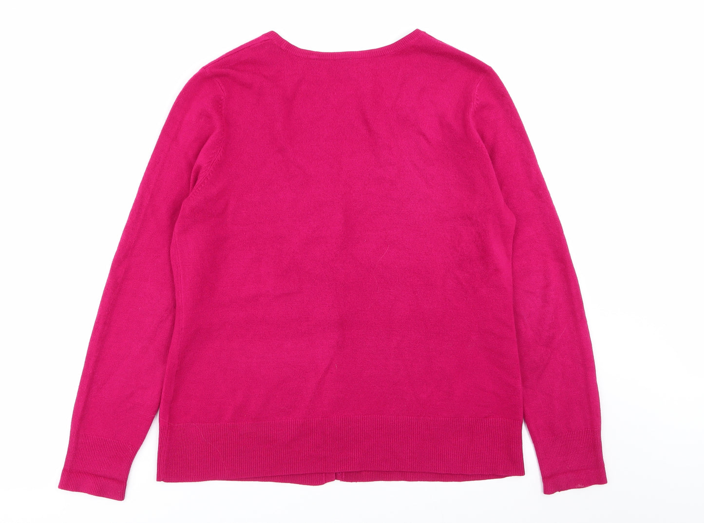 BHS Womens Pink   Cardigan Jumper Size 14