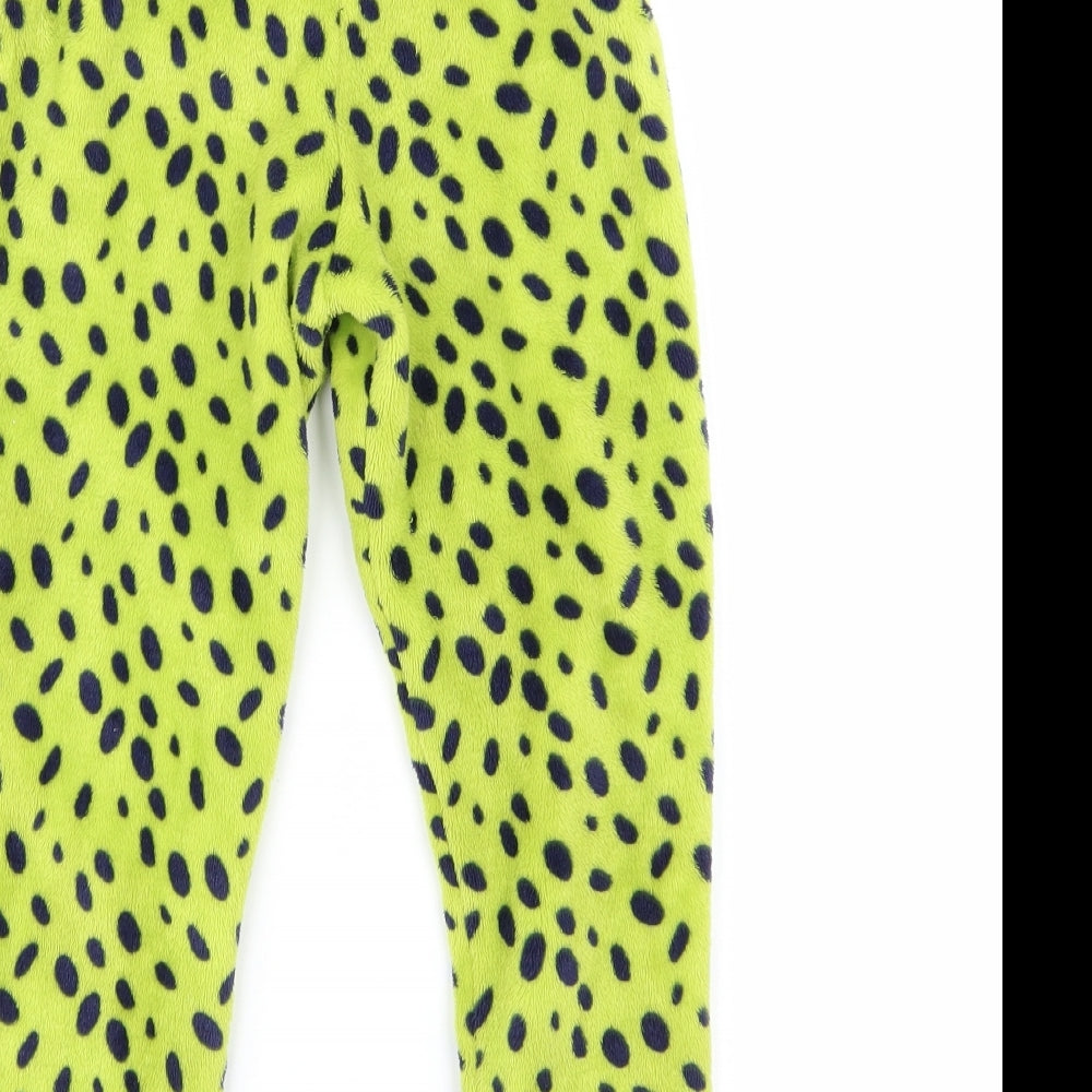 jeff and co Boys Green Animal Print   Pyjama Pants Size 5-6 Years
