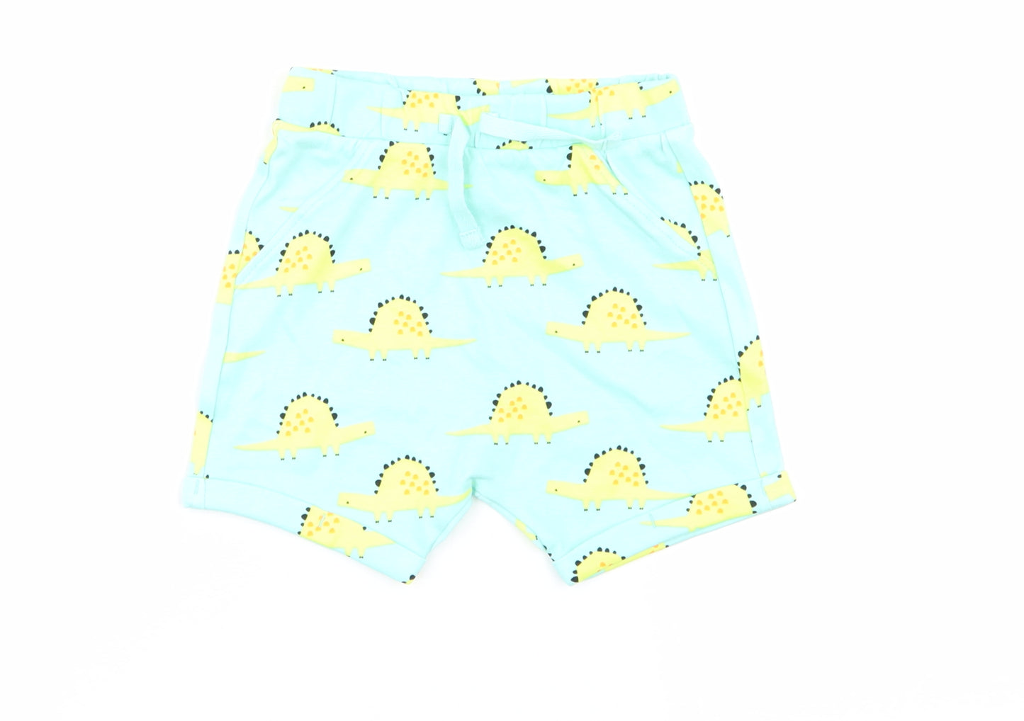 Asda George Baby Blue Animal Print  Capri Trousers Size 12-18 Months