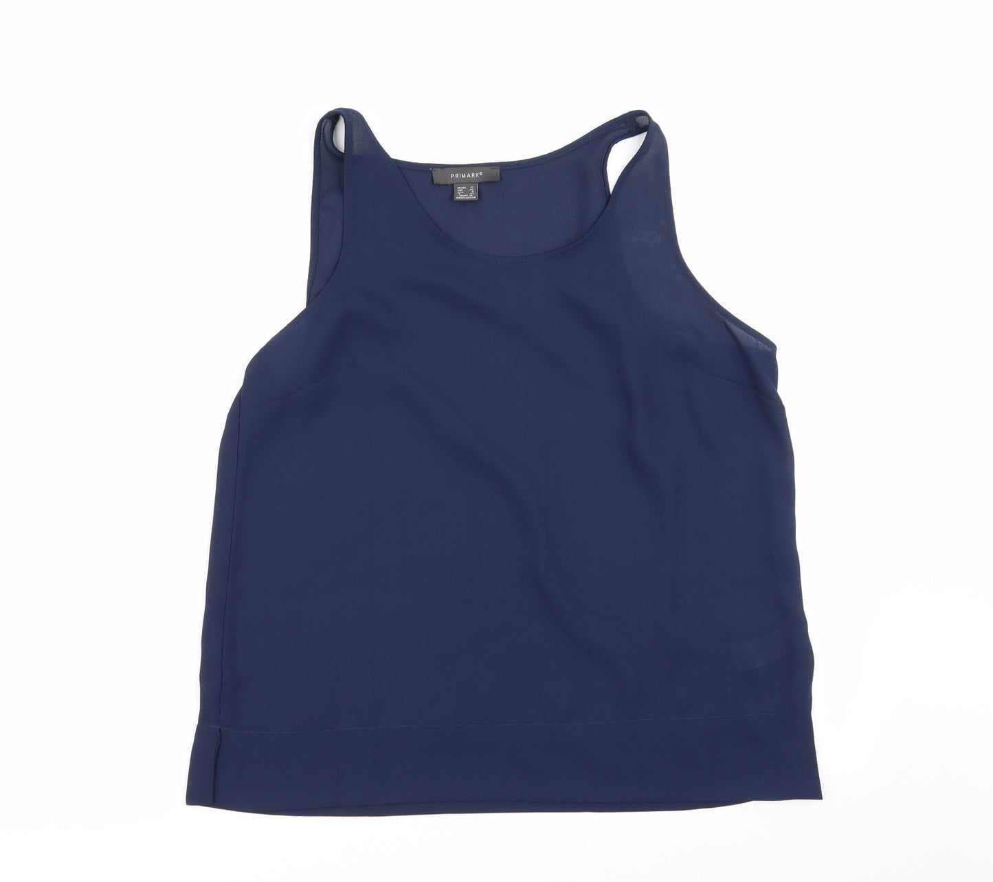Primark Womens Blue   Basic Tank Size 12