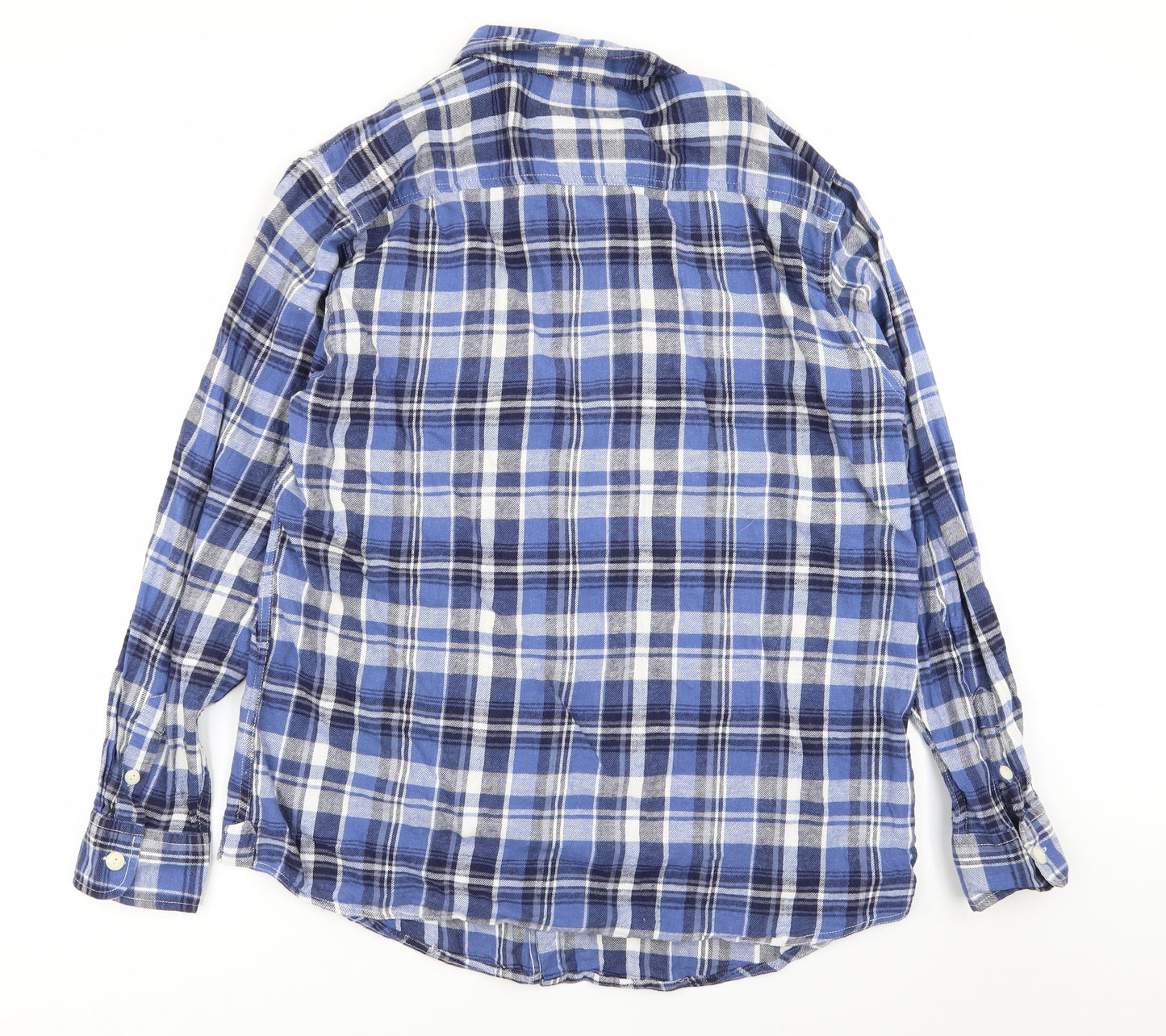 Easy Mens Multicoloured Check   Button-Up Size 2XL