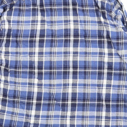 Easy Mens Multicoloured Check   Button-Up Size 2XL