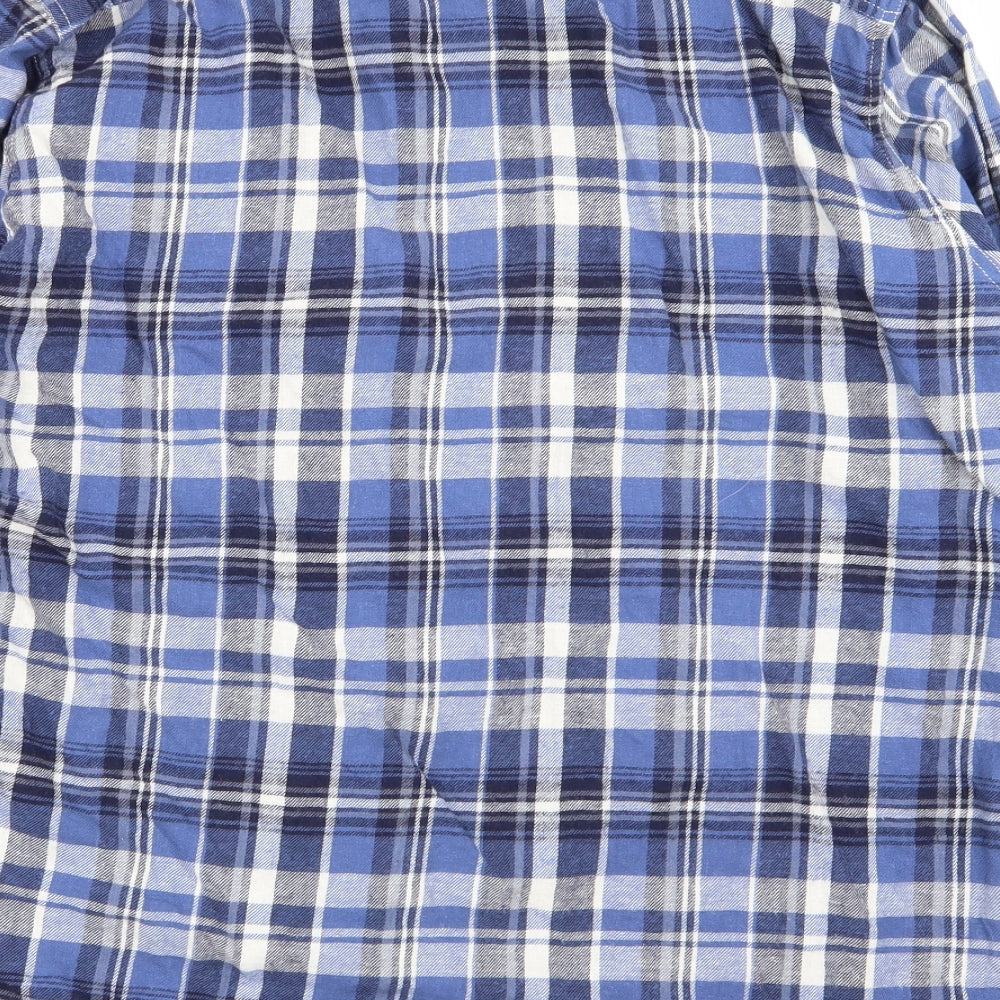 Easy Mens Multicoloured Check   Button-Up Size 2XL