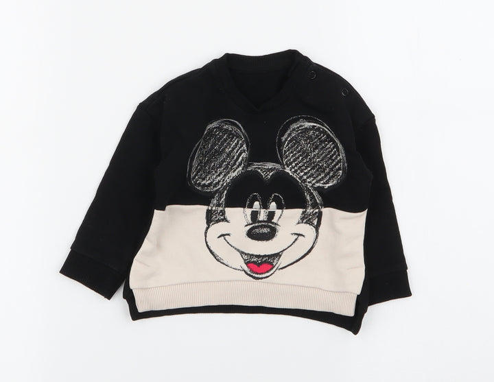 Asda George Girls Multicoloured Pullover Jumper Size 3-6 Months - disney