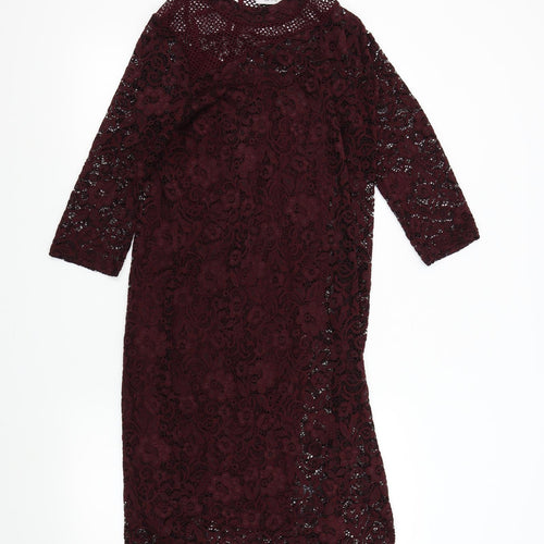 M&S Womens Red   Bodycon  Size 14