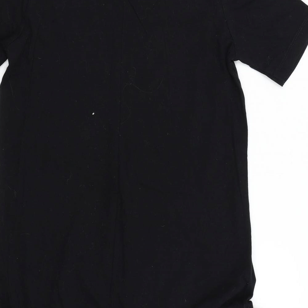 ASOS Womens Black   T-Shirt Dress  Size 6