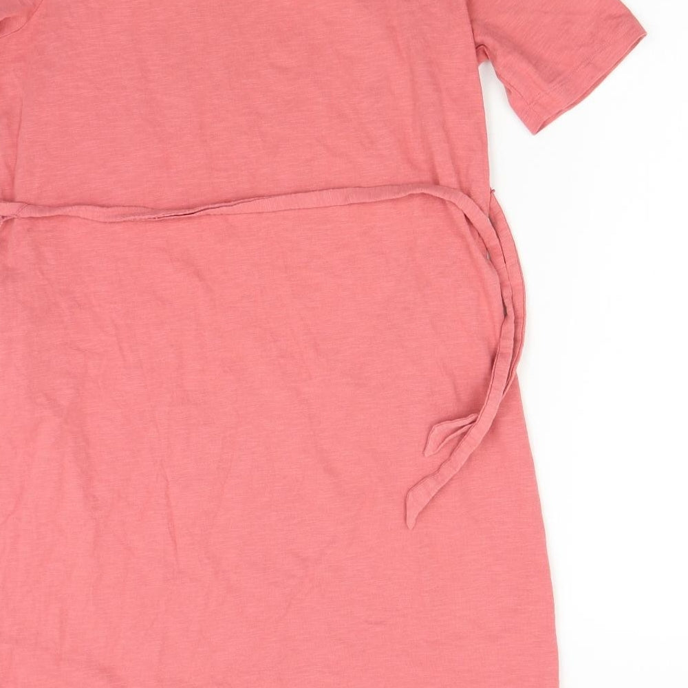 Laura Ashley Womens Pink   T-Shirt Dress  Size 14