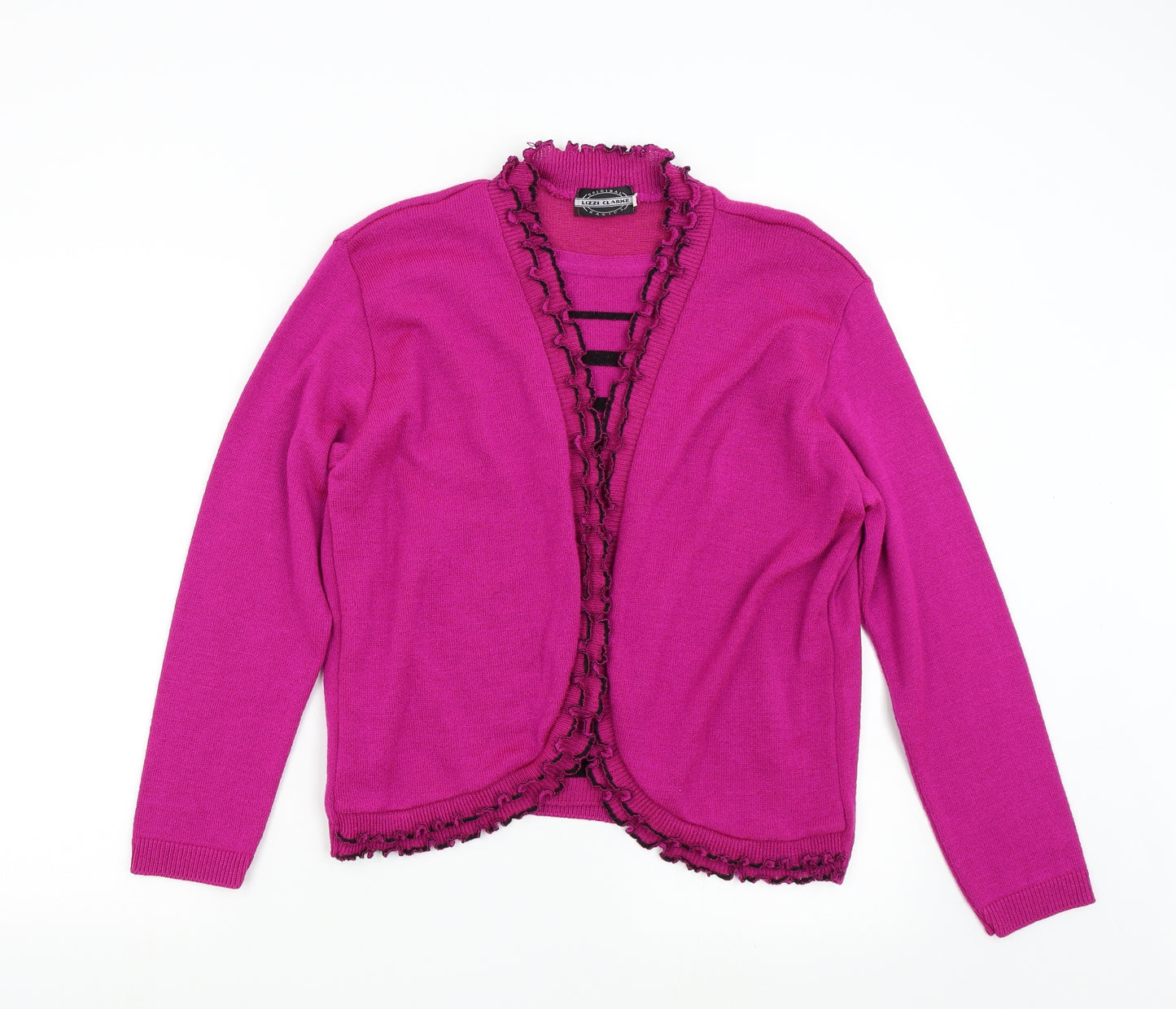 Lizzi Clarke Womens Pink  Knit Pullover Jumper Size L