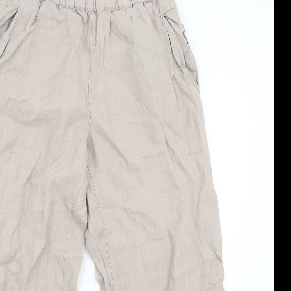 Cynthia Rowley Womens Beige   Capri Trousers Size S L23 in