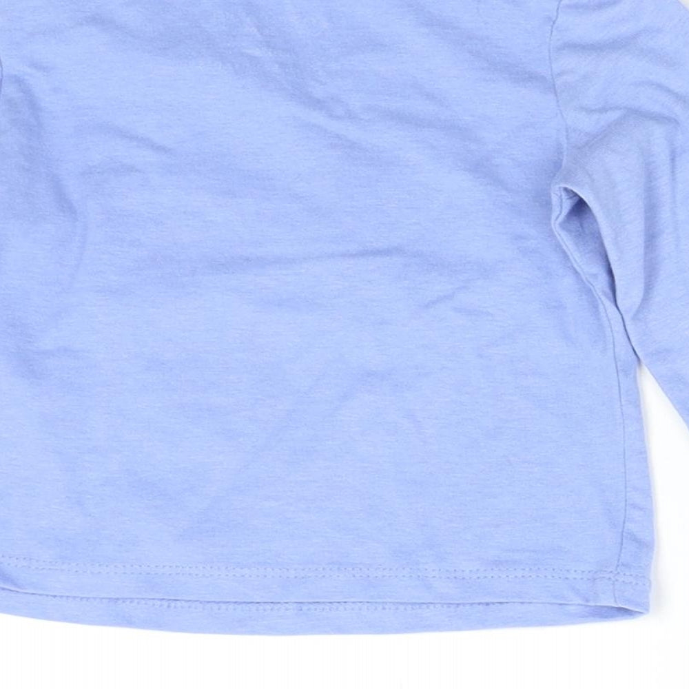 Primark Baby Blue   Basic T-Shirt Size 6-9 Months  - Rainbow