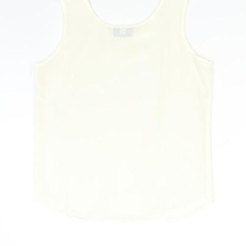 Perception Womens Ivory   Basic Blouse Size 12