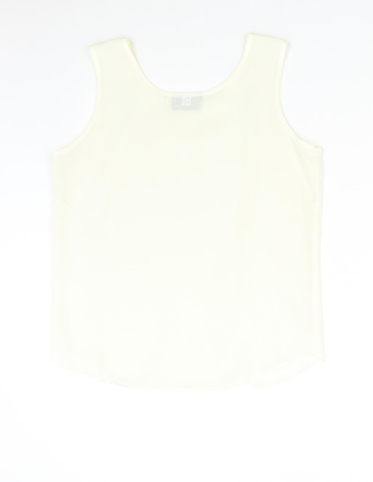 Perception Womens Ivory   Basic Blouse Size 12