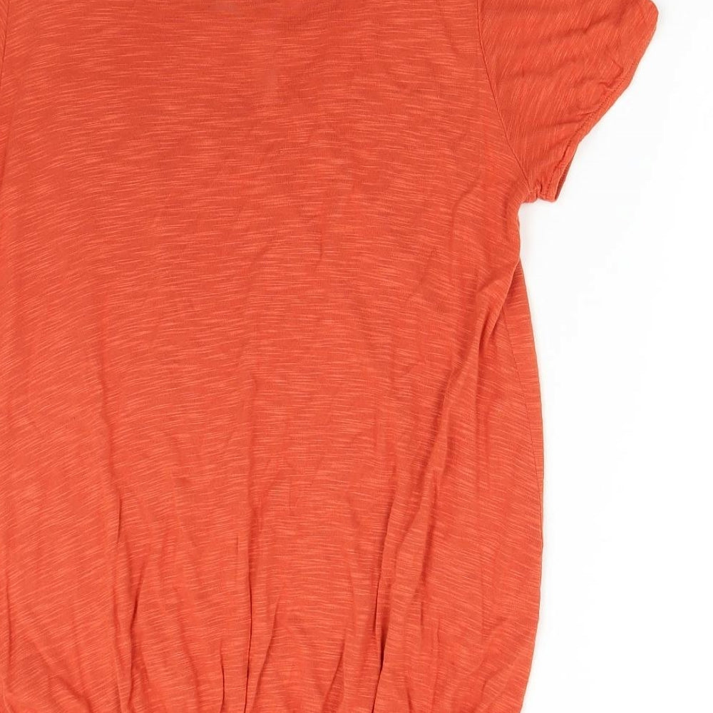F&F Womens Orange   Basic Blouse Size 12
