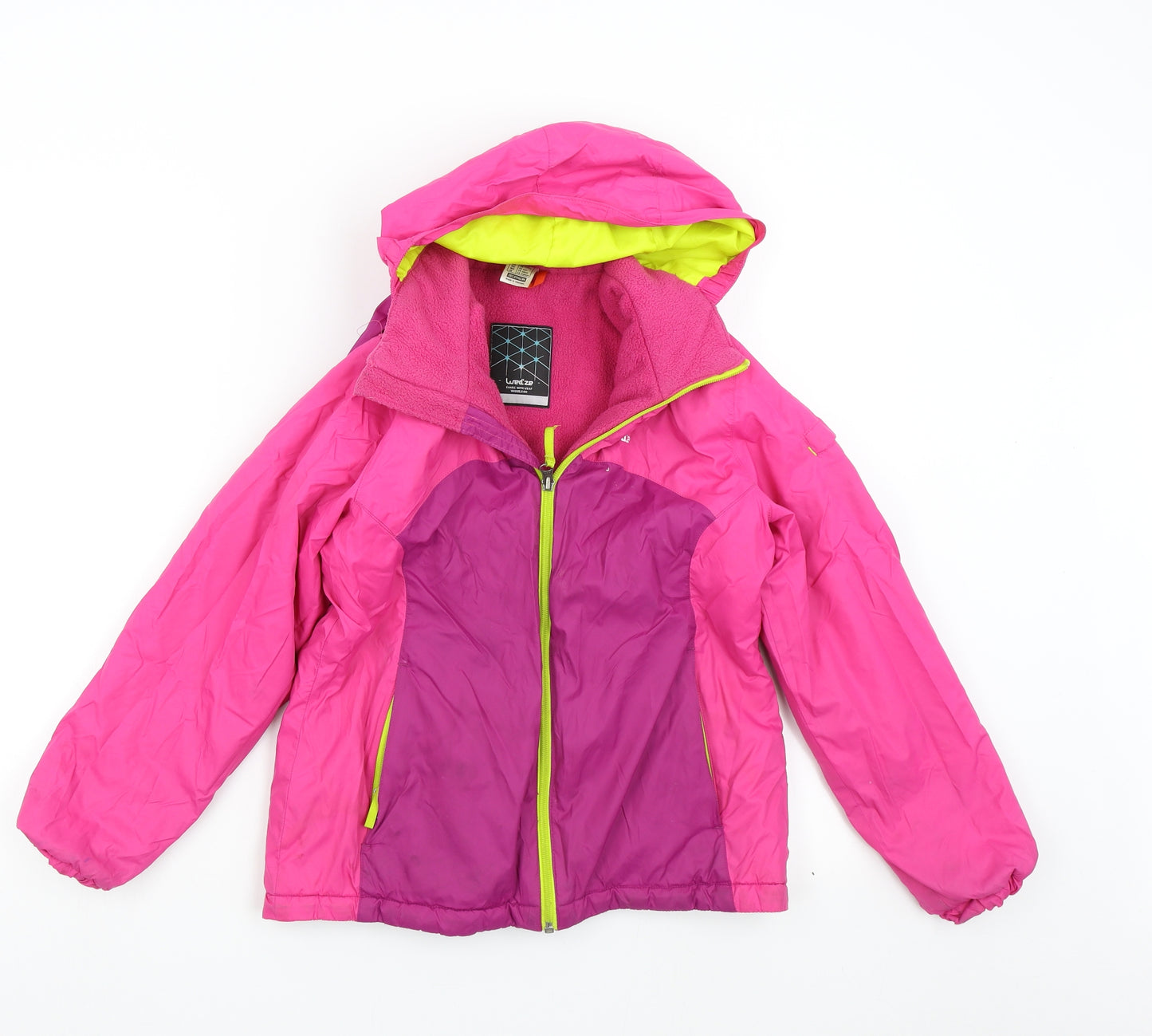 DECATHLON Girls Pink   Anorak Jacket Size 10 Years