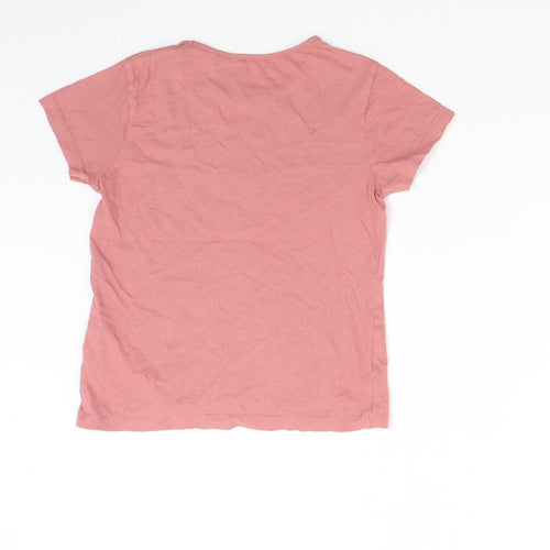 Pepperts Girls Pink   Basic T-Shirt Size 9-10 Years  - California Cactus
