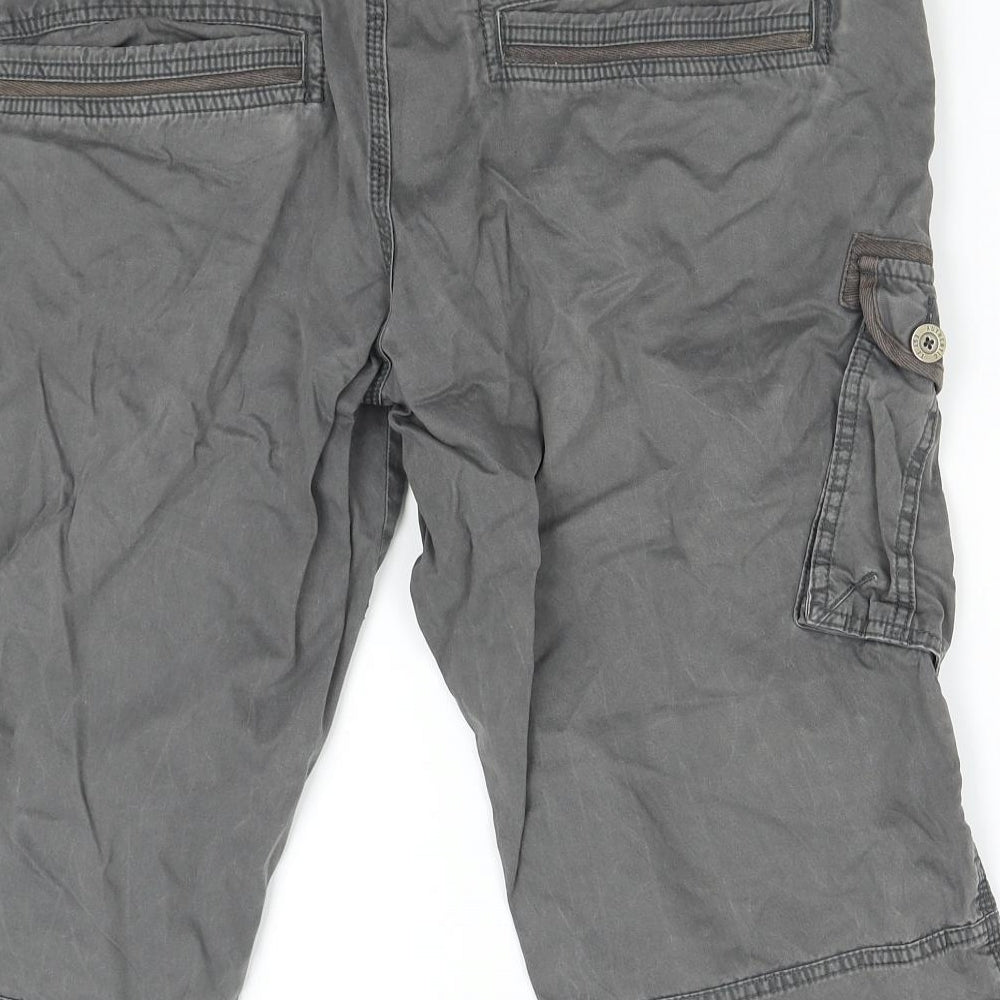 F&F Mens Grey   Cargo Shorts Size 38