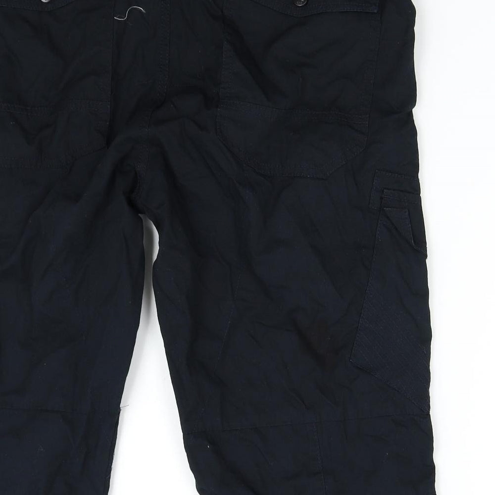 F&F Mens Black   Cargo Shorts Size 38