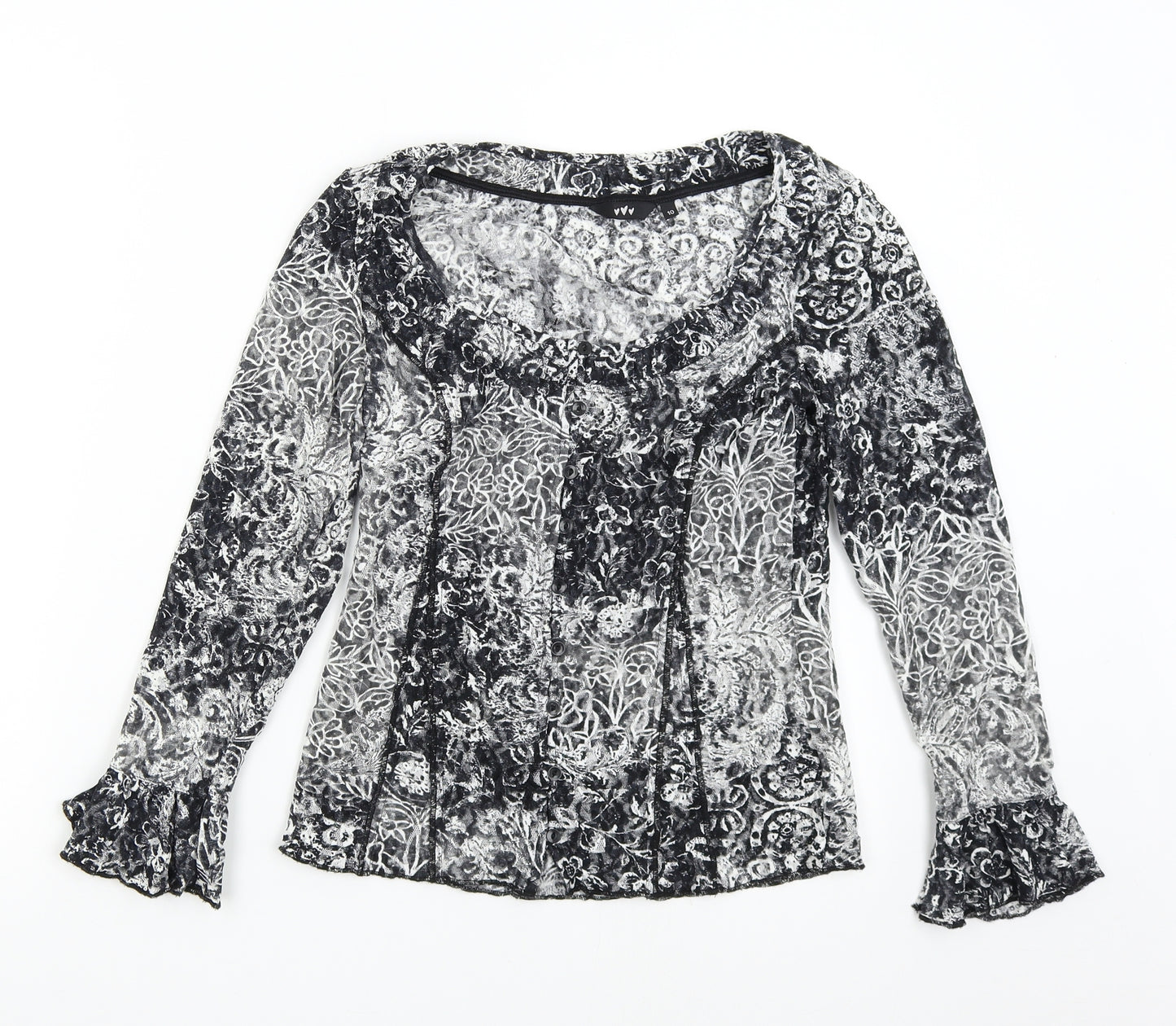 Per Una Womens Multicoloured Floral  Basic Blouse Size 10