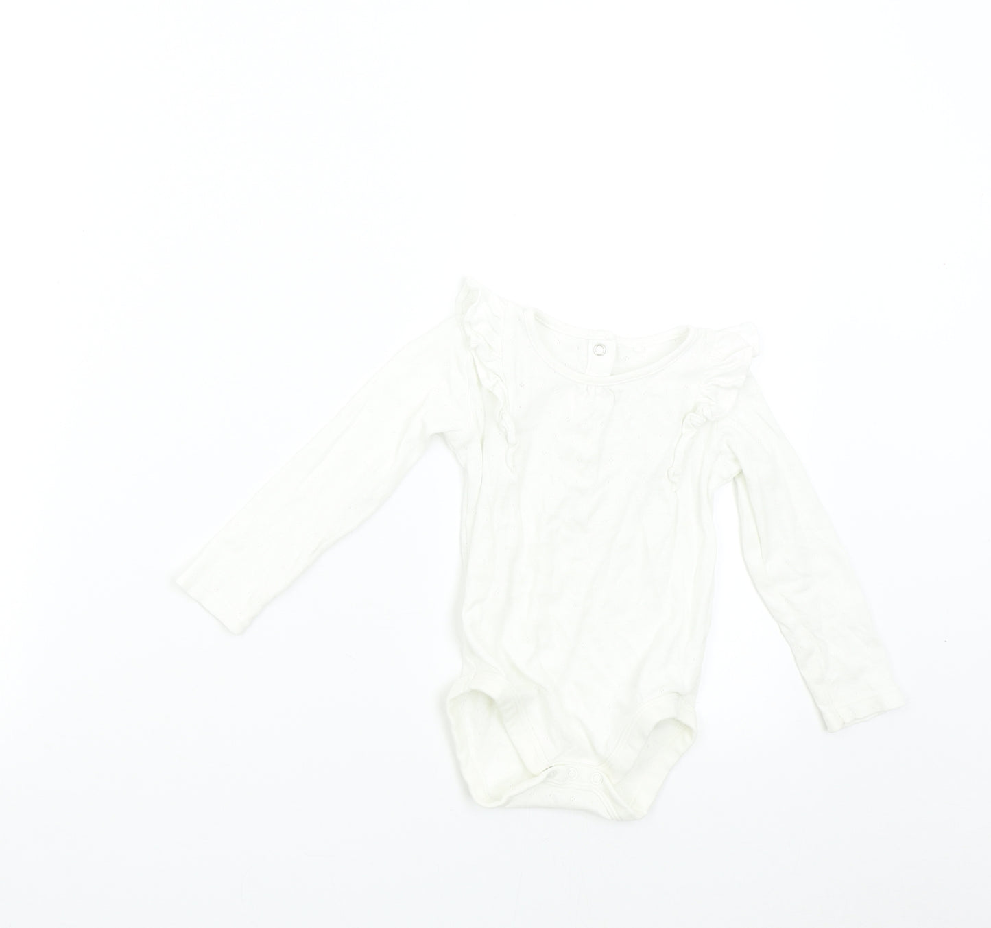 TU Baby White   Babygrow One-Piece Size 12-18 Months
